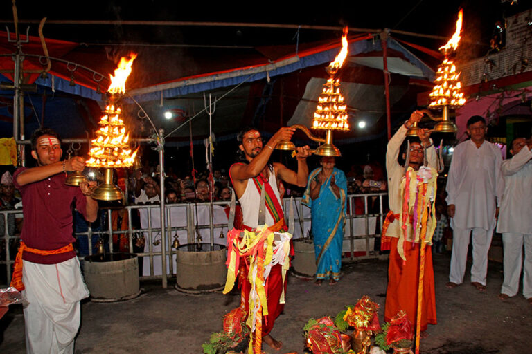 Maha Aarti In Birgunj Mahabir Asthan Mandir