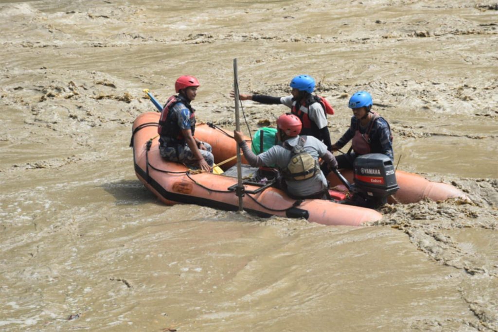 Trishuli-flood-Search-operation