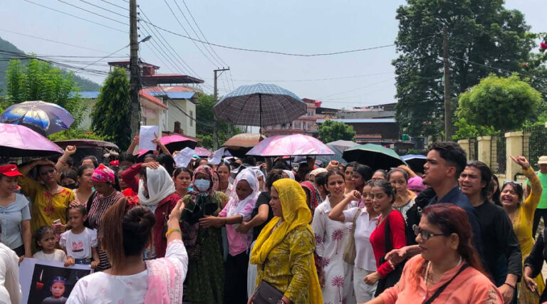 Butwal-protest